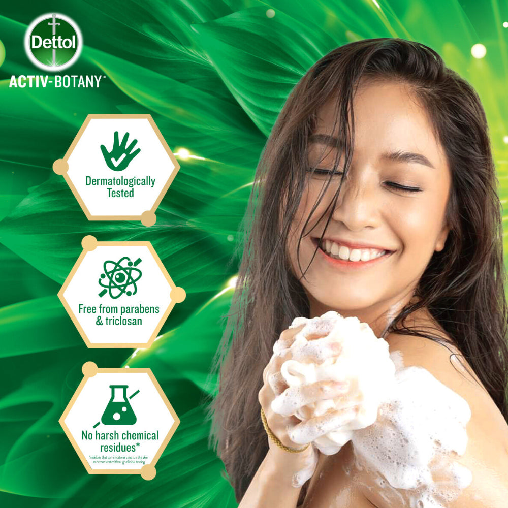 Dettol Activ Botany Shower Gel Body Wash Refill 750ml Hibiscus & Rosewater