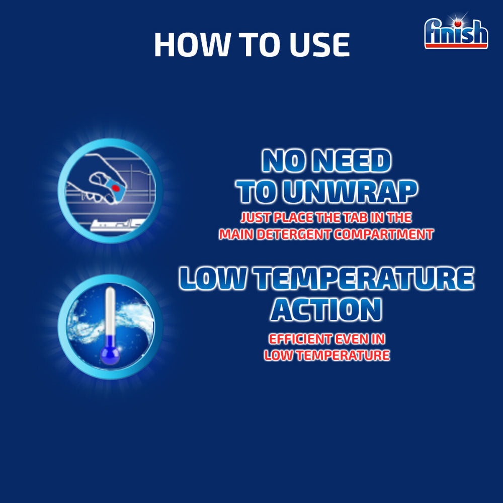 Finish Quantum Lemon Power Ball Dishwasher Cleaning Tablets 21 Pcs