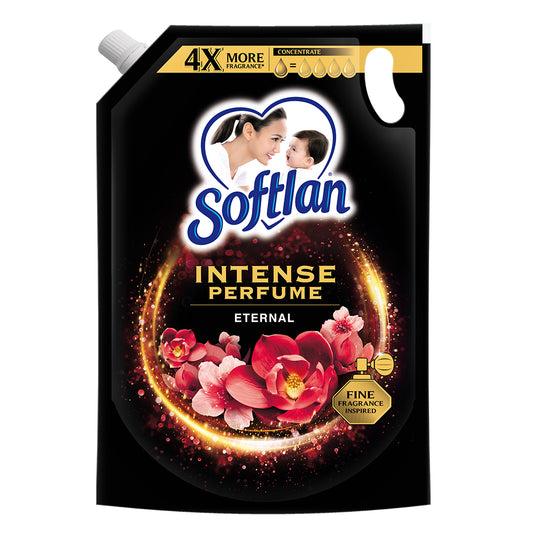 Softlan Intense Perfume 1.3L Eternal Concentrated Fabric Softener Refill Pack