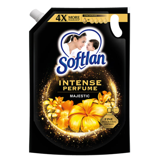 Softlan Intense Perfume 1.3L Majestic Concentrated Fabric Softener Refill Pack