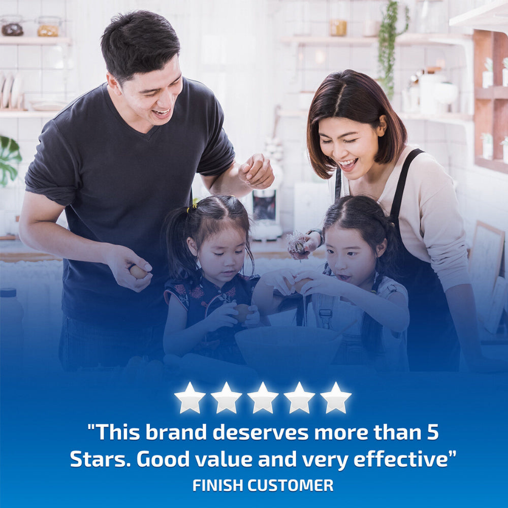 Finish Quantum Lemon Power Ball Dishwasher Cleaning Tablets 21 Pcs