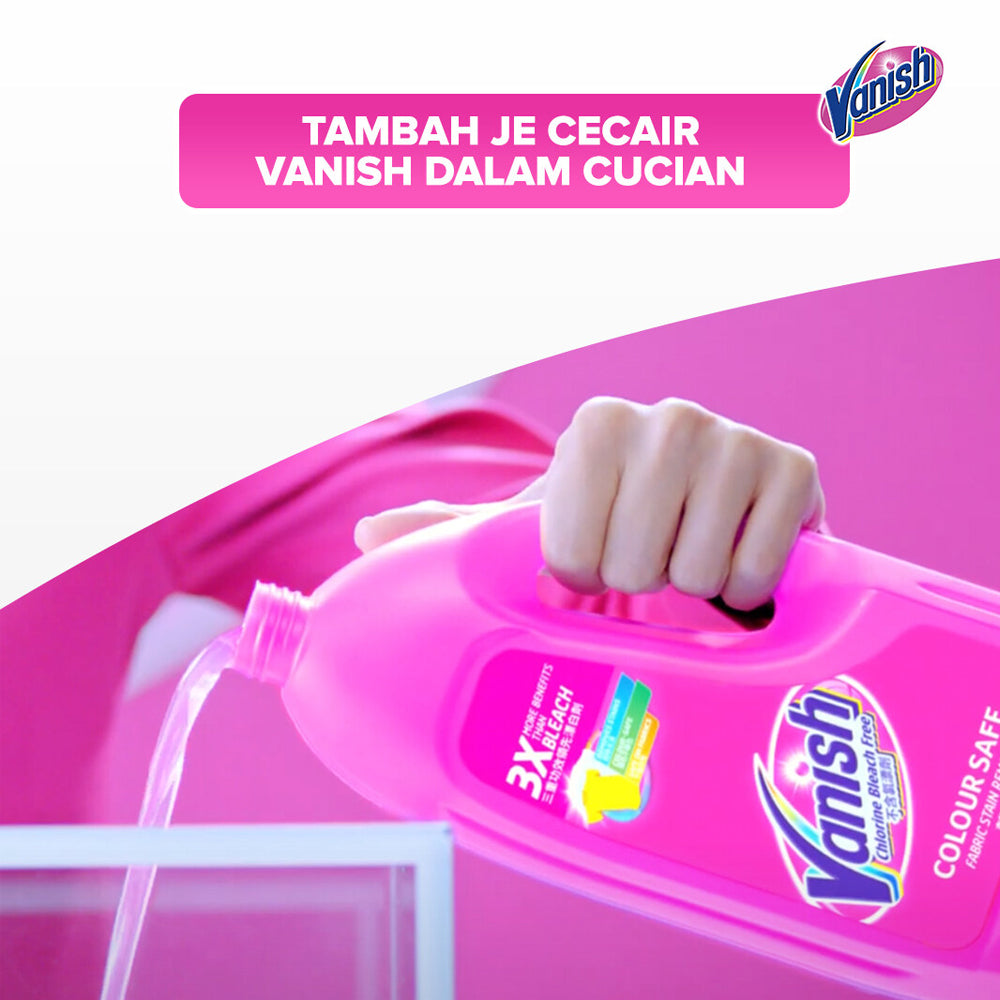 Vanish Fabric Stain Remover Laundry Detergent Liquid 1.5L