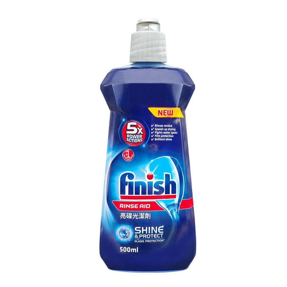 Finish Rinse Aid Shine & Dry Dishwasher Cleaning 500ml
