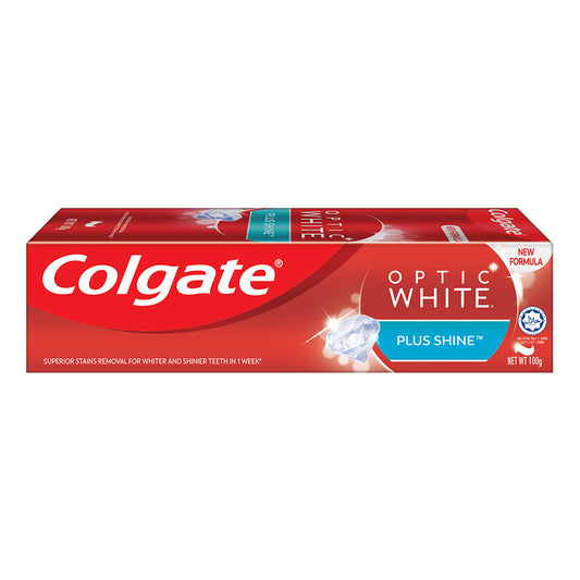 Colgate Optic White Plus Shine Whitening Toothpaste 100g
