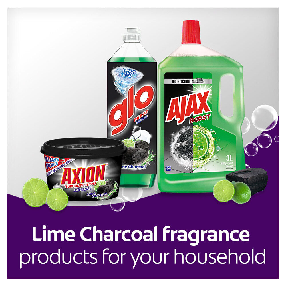 Ajax Boost Charcoal & Lime Antibacterial Multi Purpose Floor Cleaner 3L