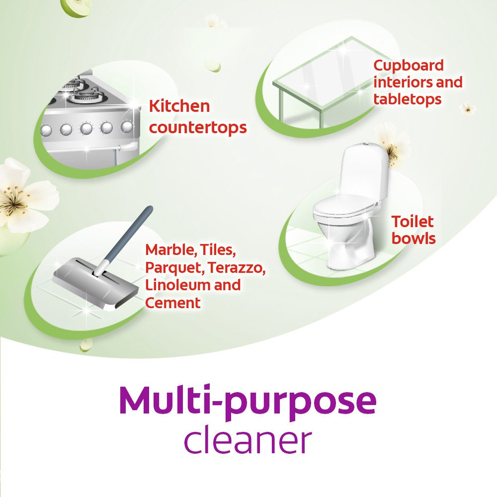 Ajax Fabuloso Apple Multi Purpose Floor Cleaner 3L