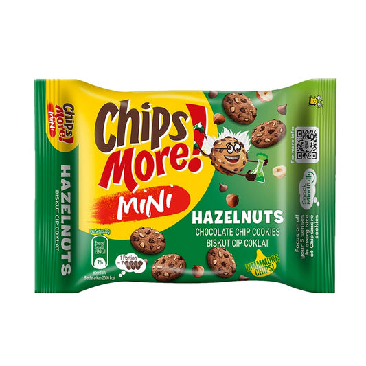 ChipsMore! Mini Hazelnuts Chocolate Chip Cookies 80g – 4275549