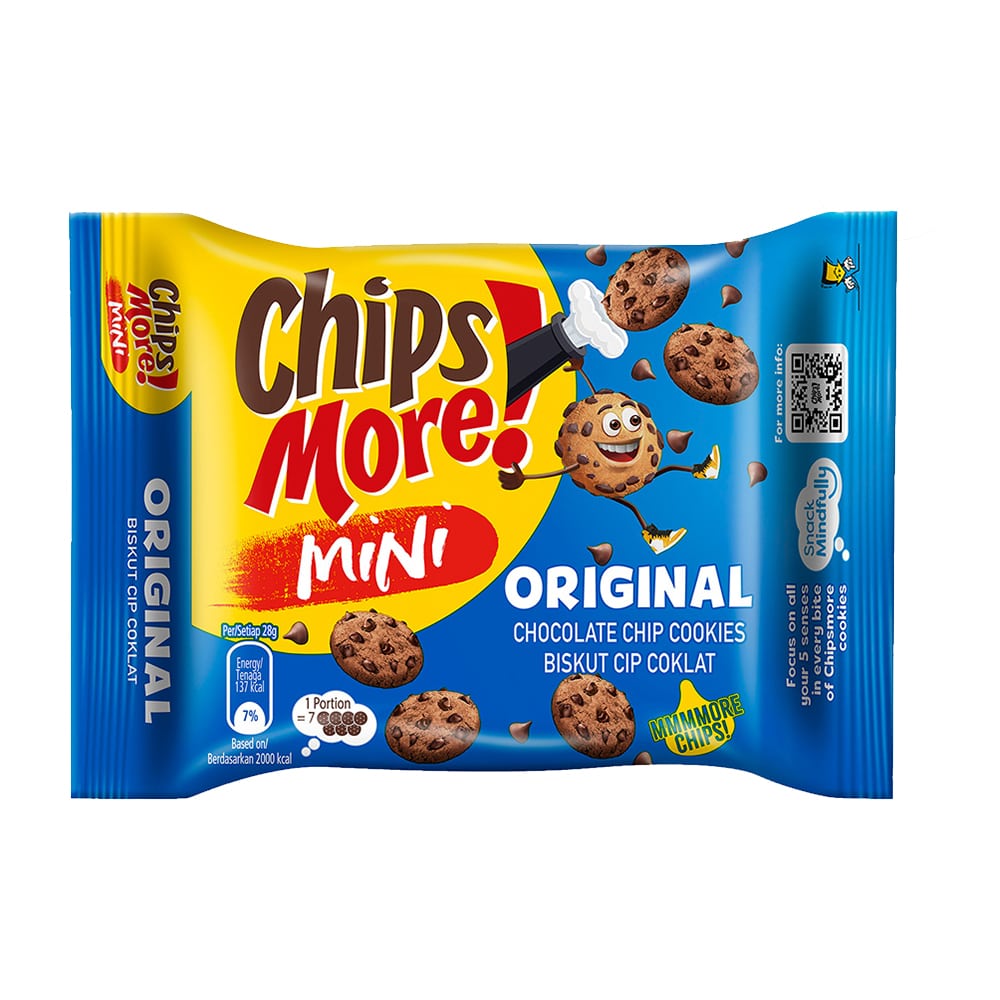 ChipsMore! Mini Original Chocolate Chip Cookies 80g – 4275264