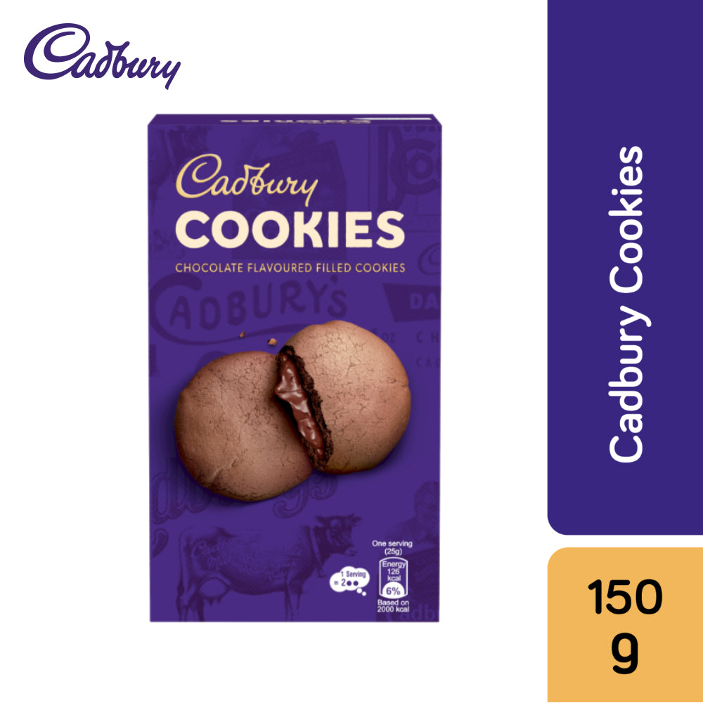 Cadbury Cookies 150g Chocolate Flavoured Filled Cookies