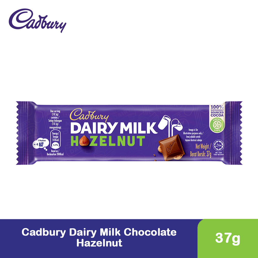 Cadbury Dairy Milk Chocolate Hazelnut 37g - 4265620