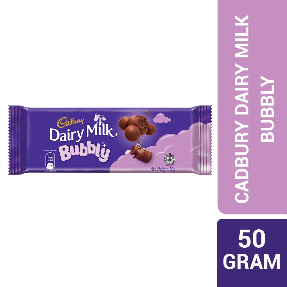 Cadbury Dairy Milk Chocolate Bubbly 50G – 4070832