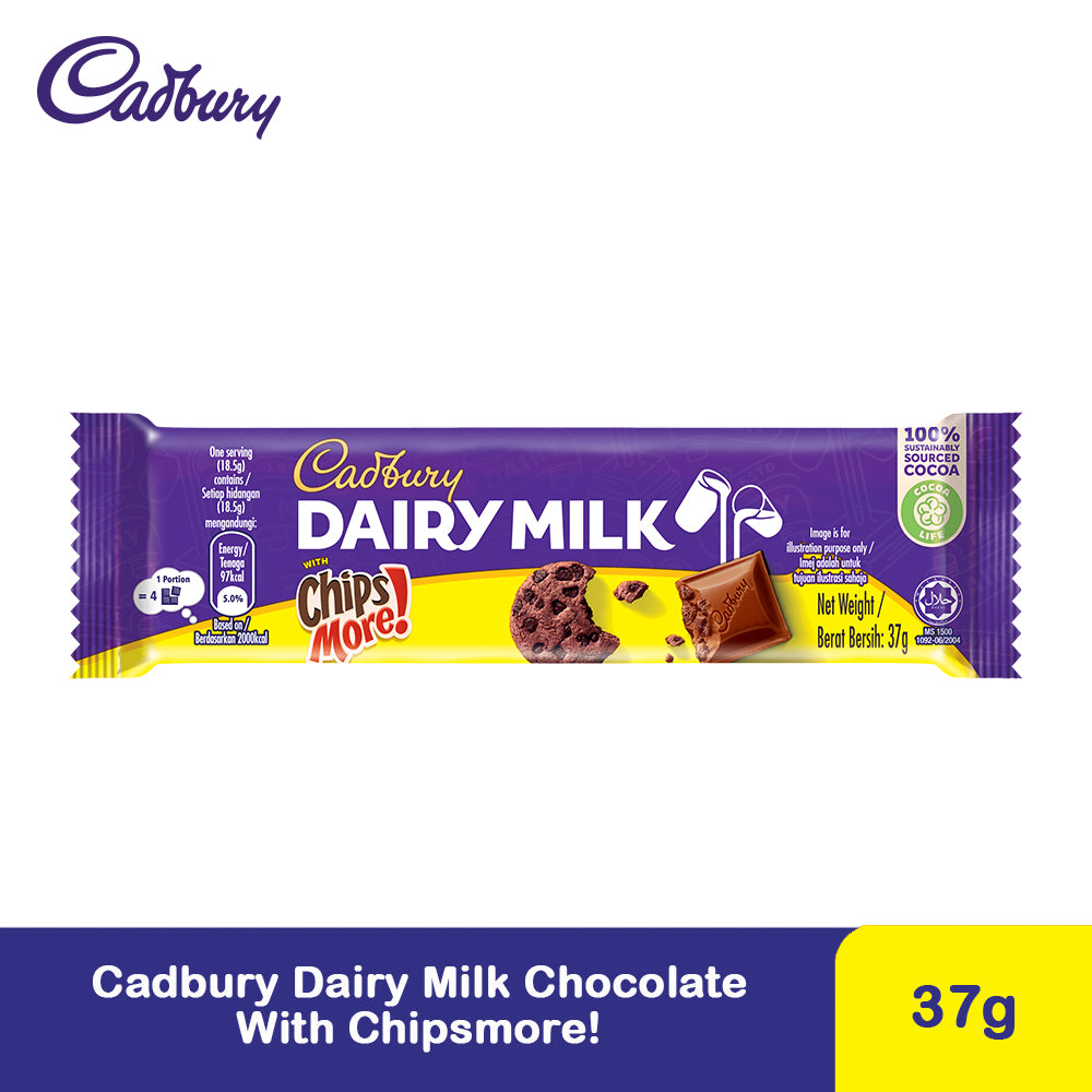 Cadbury Dairy Milk Chocolate Chipsmore 37g