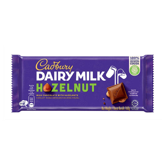 Cadbury Dairy Milk Chocolate Hazelnut 160G – 4265031