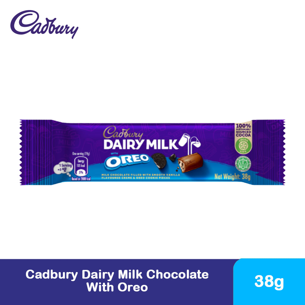 Cadbury Dairy Milk Chocolate Oreo 38G -(4303521)