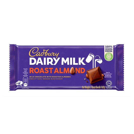 Cadbury Dairy Milk Chocolate Roast Almond 160G – 4264851