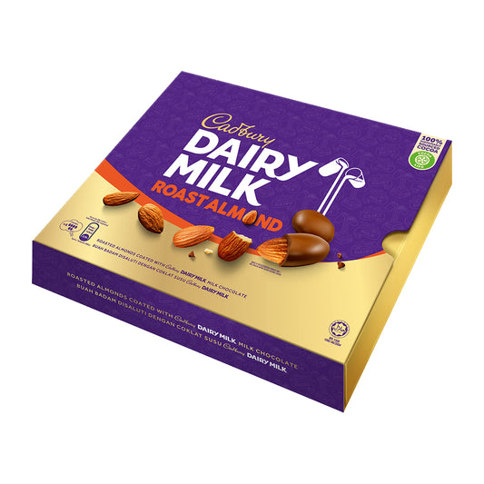 Cadbury Dairy Milk Chocolate Roasted Almonds Coated Panned 300G – 4053760