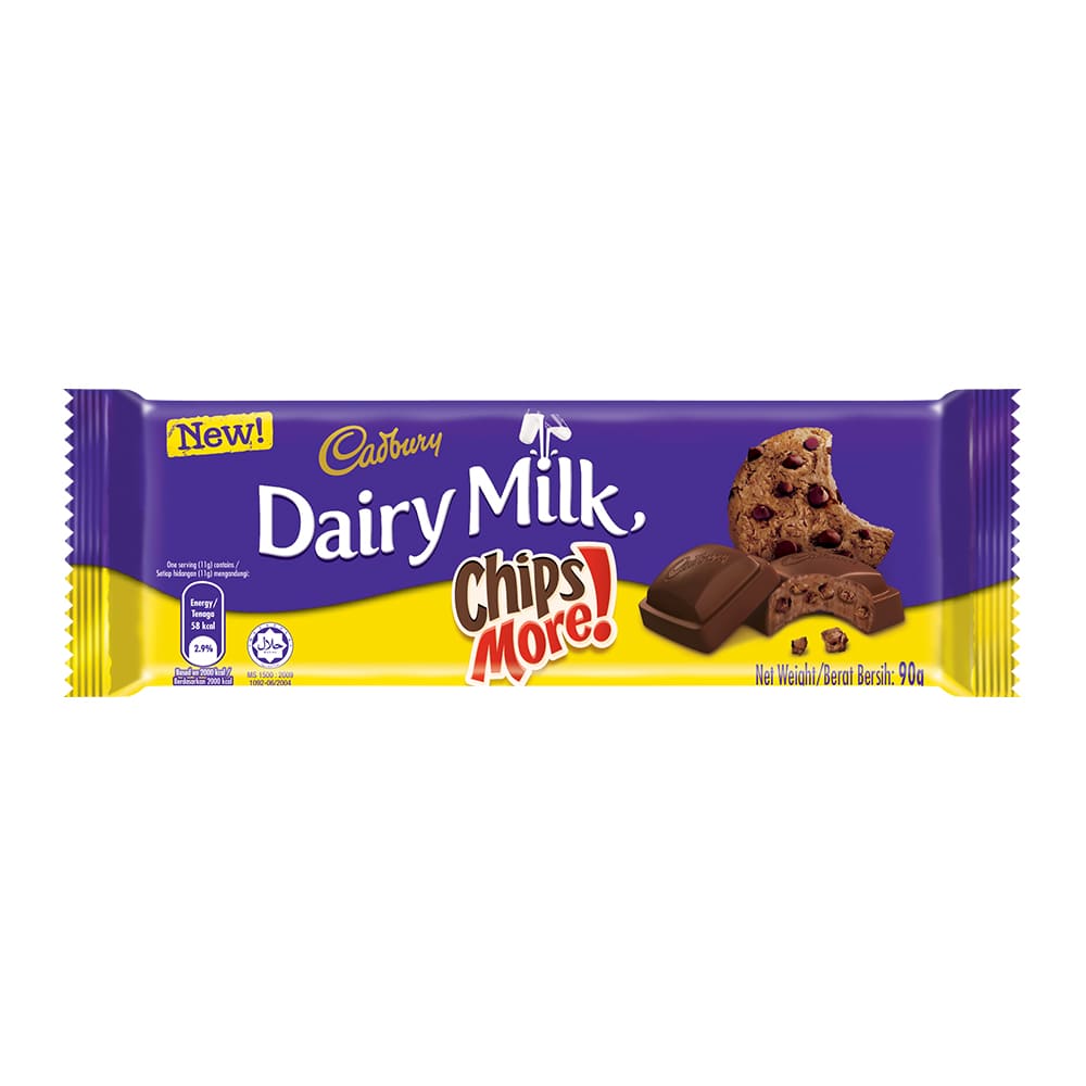 Cadbury Dairy Milk Chocolate Chipsmore 90G – 4258144