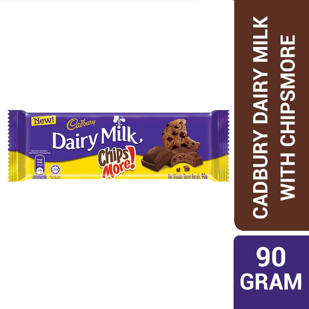 Cadbury Dairy Milk Chocolate Chipsmore 90G – 4258144