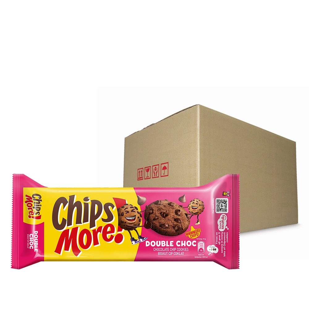 ChipsMore! Double Choc Chocolate Chip Cookies 153G – 4277598