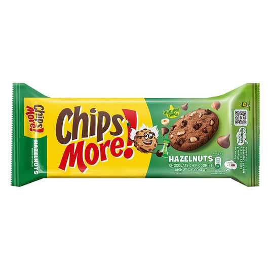 ChipsMore! Hazelnuts Chocolate Chip Cookies 153G – 4277597
