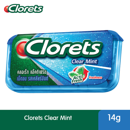 Clorets Acti Fresh Clear Mint Candy 14G – 4267605