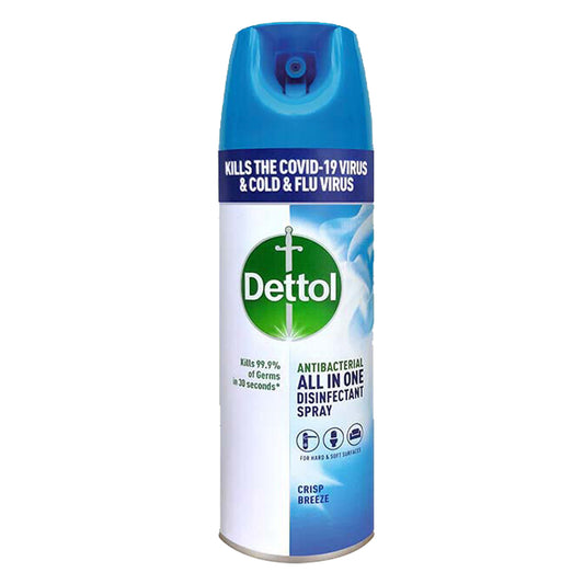Dettol Antibacterial Disinfectant Spray 450ml Crisp Breeze