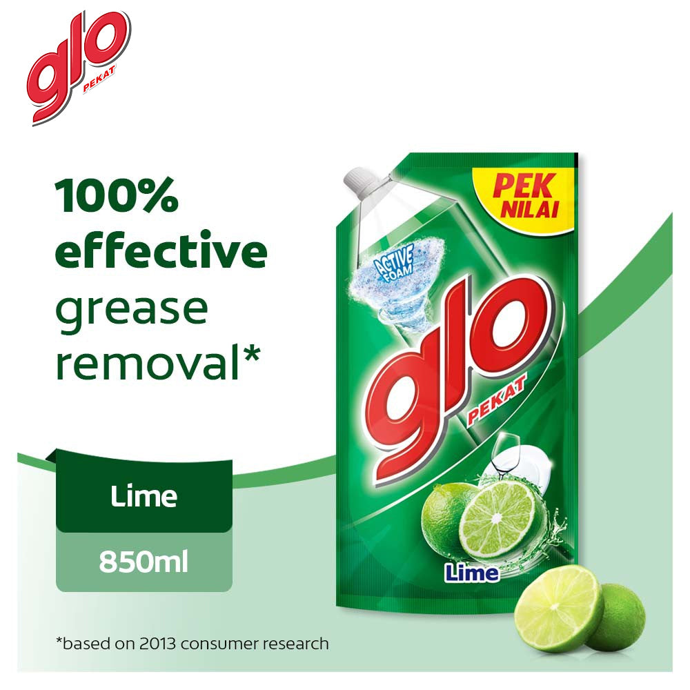 Glo Active 泡沫洗洁精 850ml 补充装 – MY01049A 