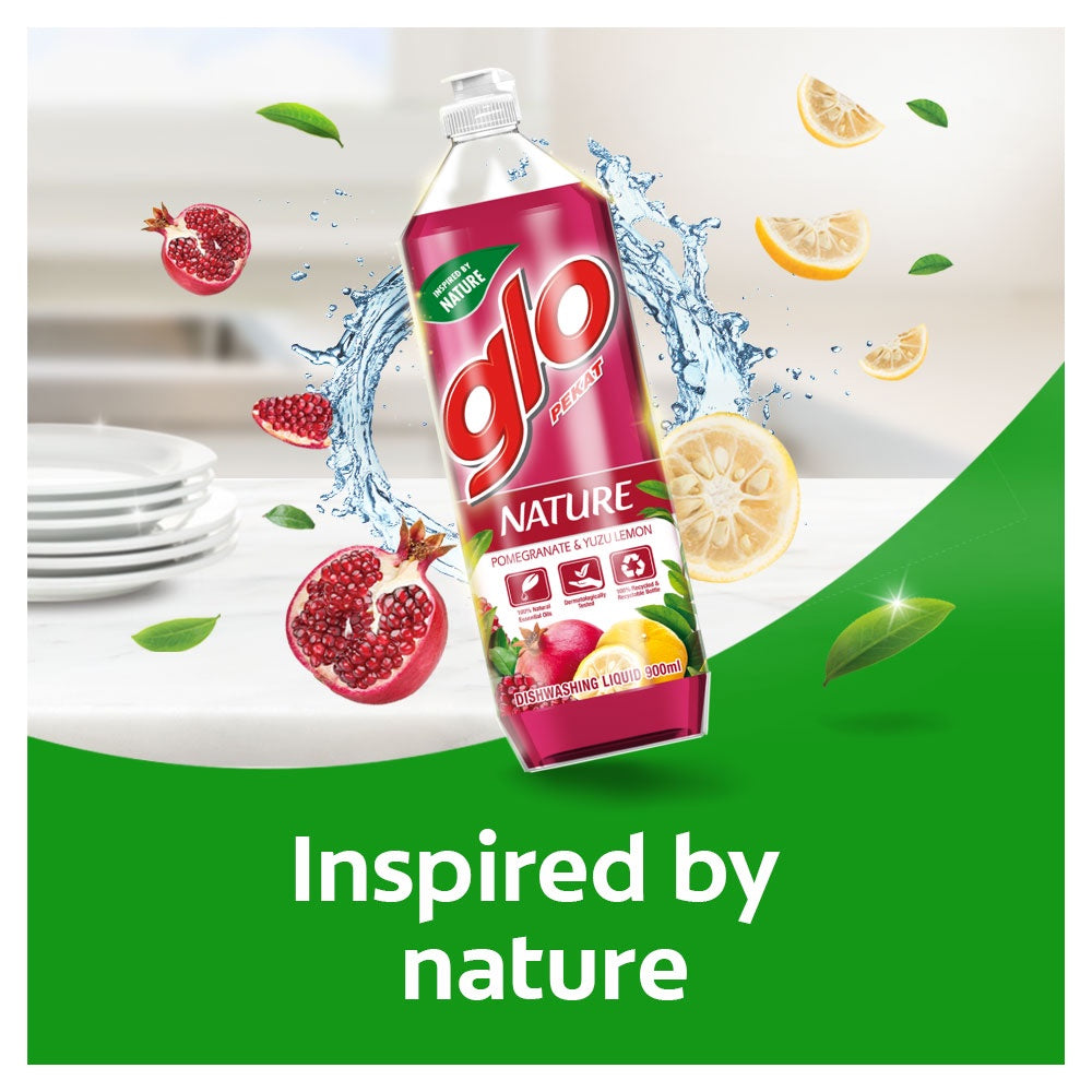 Glo Nature 石榴柚子柠檬洗洁精 900ml – 61011022 