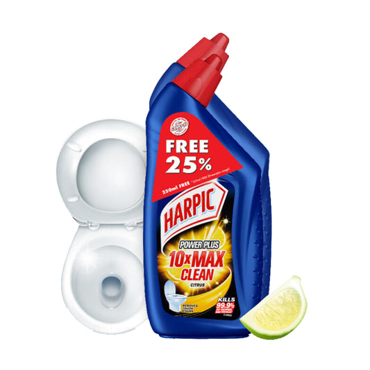 Harpic Power Plus Citrus (675ml + 450ml) Disinfectant Toilet Bowl Cleaner - 3155424