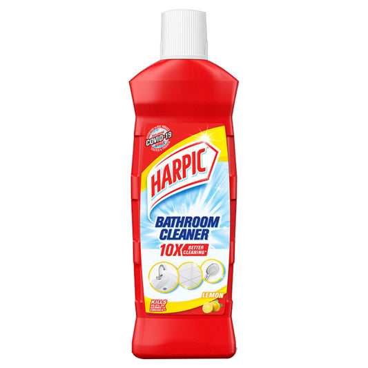 Harpic Disinfectant Bathroom Cleaner 450ml Removes tough stains Lemon - 3142173