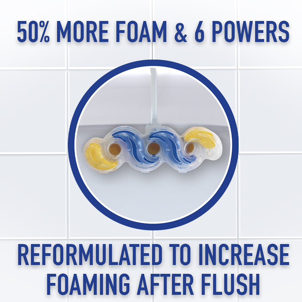 Harpic Fresh Power 6 Toilet In-Cistern Block Cleaner 35g-Sparkling Citrus