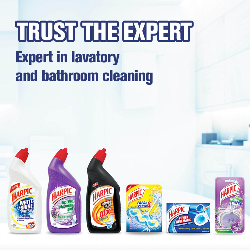 Harpic White & Shine Bleach Gel Active Cleaning Gel 500ml – 1558155