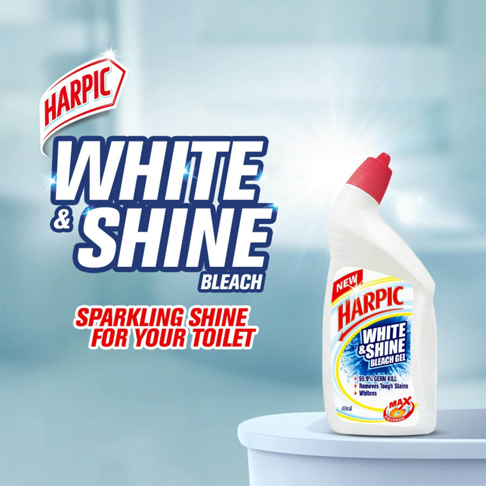 Harpic White & Shine Bleach Gel Active Cleaning Gel 500ml – 1558155