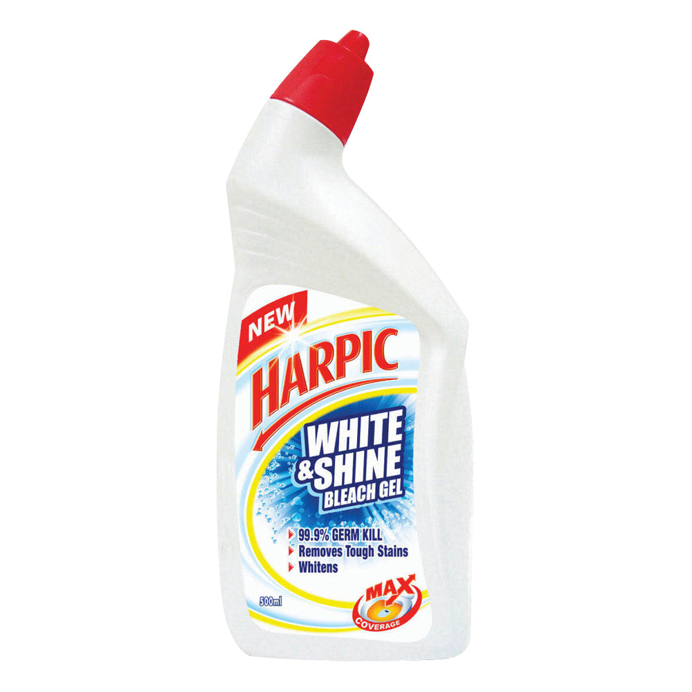 Harpic White & Shine Bleach Gel Active Cleaning Gel 500ml – 1558155