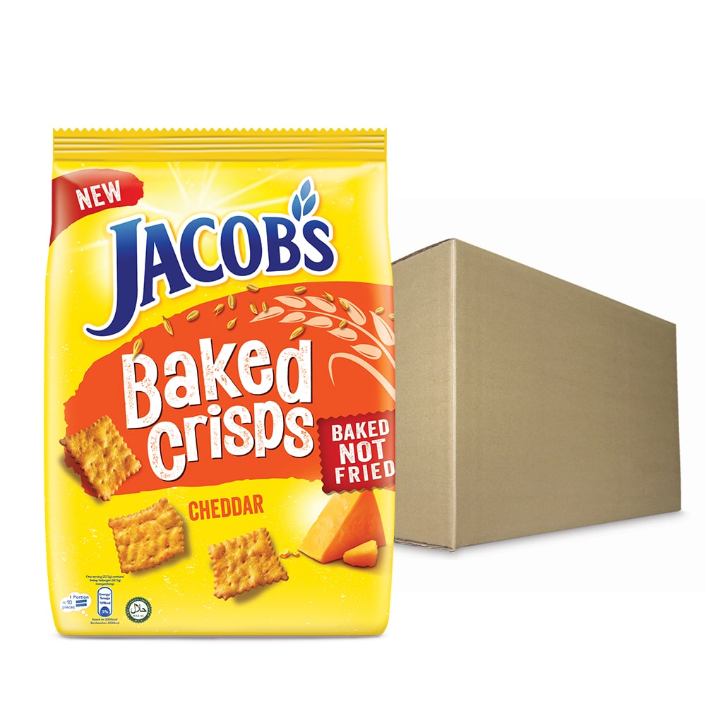 Jacob’s Baked Crisps 229G Cheddar – 4274874