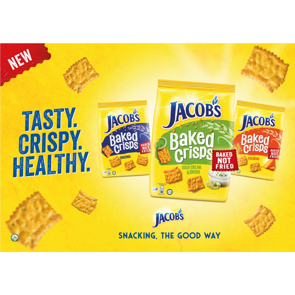 Jacob’s Baked Crisps 229G Sour Cream – 4274876