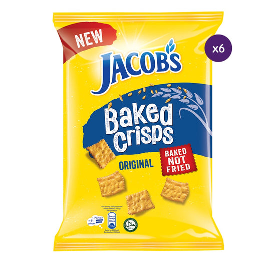 Jacob’s Baked Crisps 6 X 45G Original