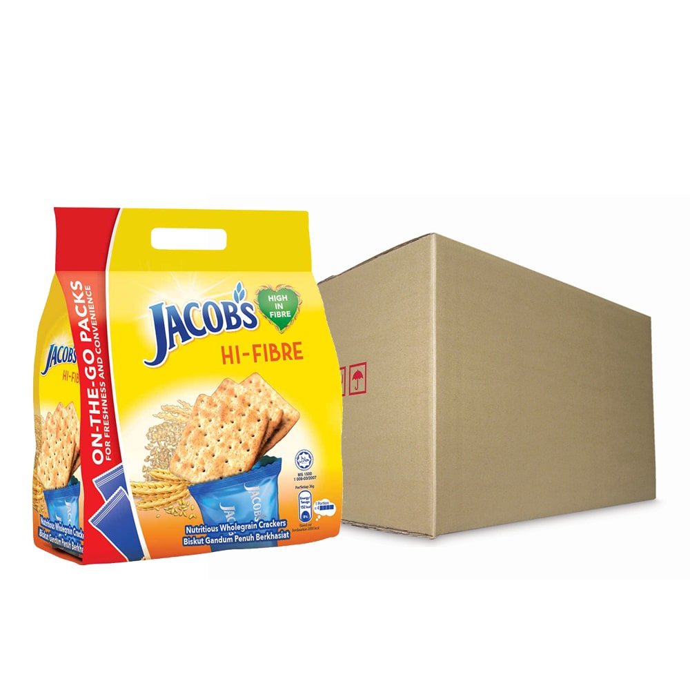 Jacob’s MultiPack Hi-Fibre Cream Crackers 612G – 4282481