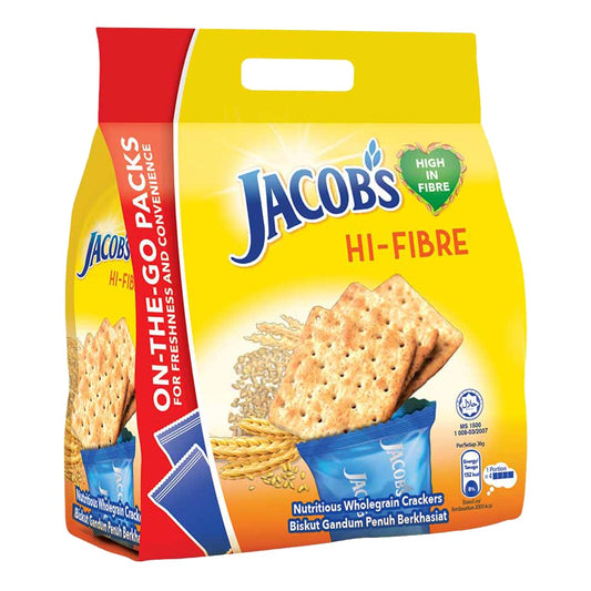 Jacob’s MultiPack Hi-Fibre Cream Crackers 612G – 4282481