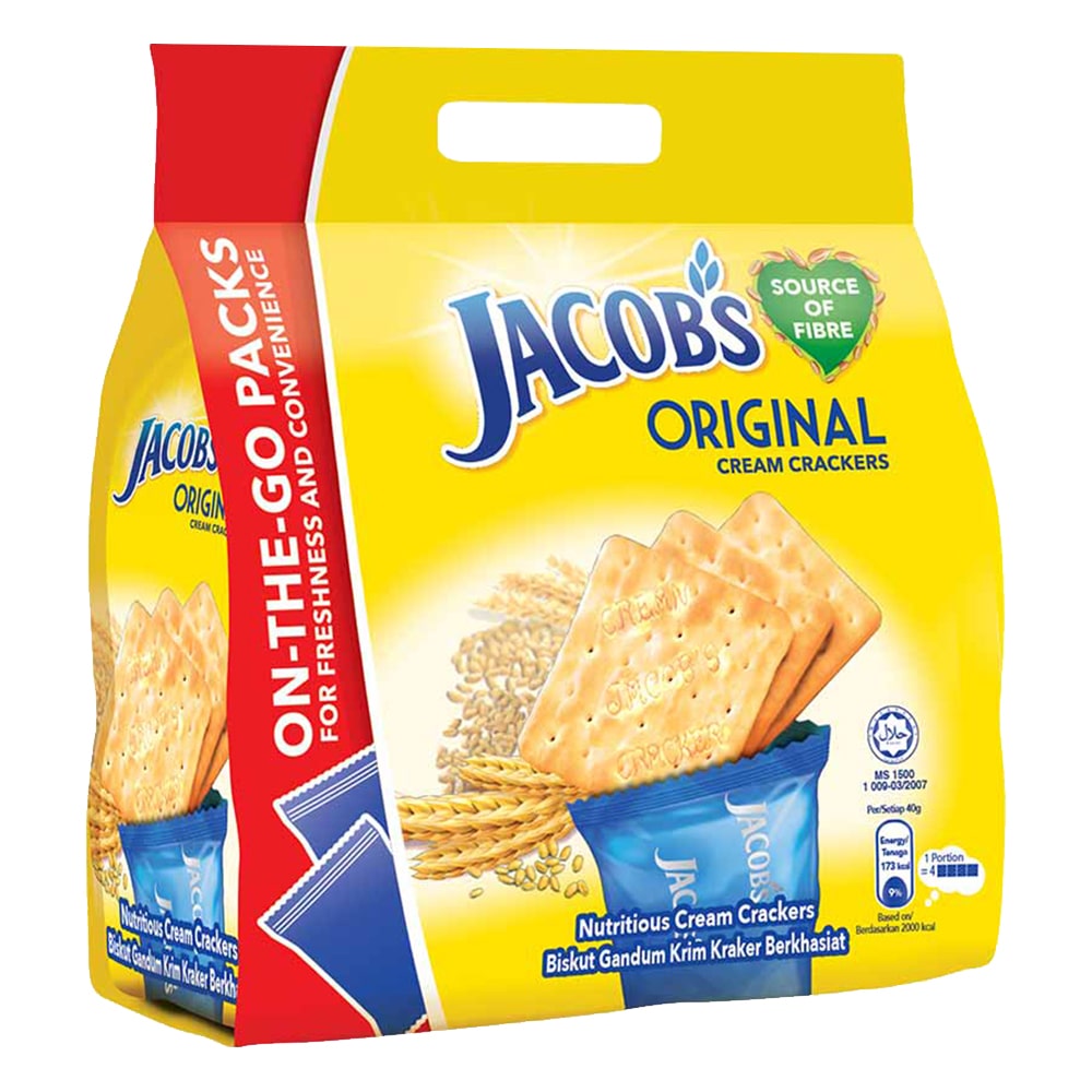 Jacob's 多包装原味奶油饼干 600G – 4282482 