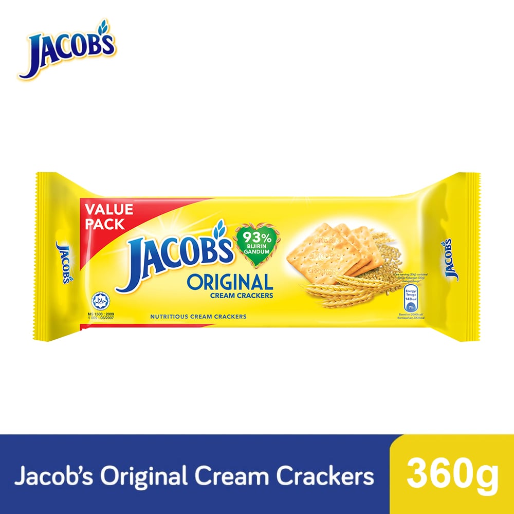 Jacob’s Value Pack Original Cream Crackers 360g – 4074965
