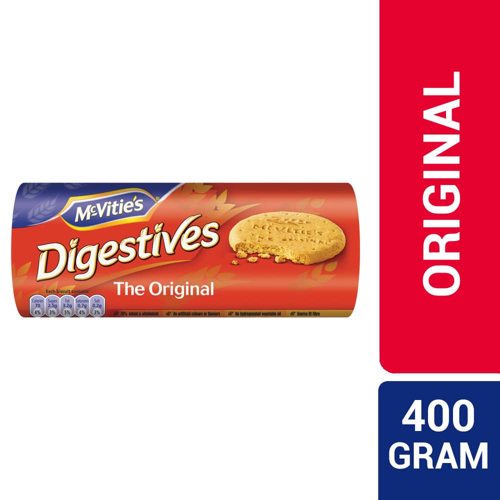 McVitie’s Digestive Original Flavoured Biscuits 400g – 956010