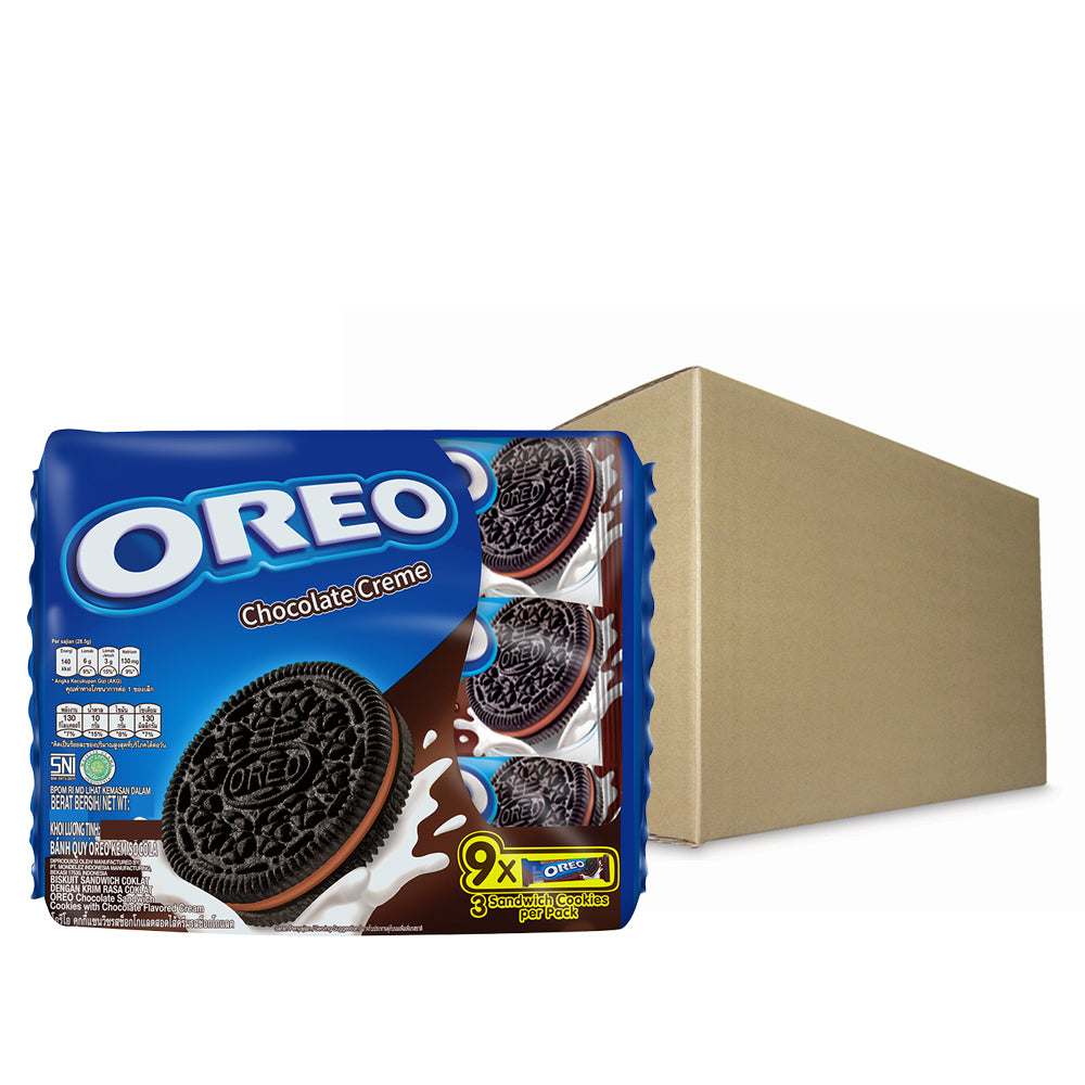 Oreo Chocolate Sandwich Cookies with Chocolate Creme Flavored Cream Multi Pack 248.4g (9 X 27.6G) – 4301014