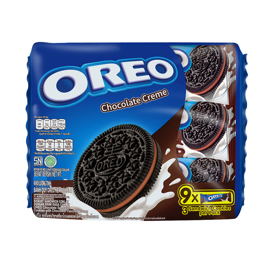 Oreo Chocolate Sandwich Cookies with Chocolate Creme Flavored Cream Multi Pack 248.4g (9 X 27.6G) – 4301014