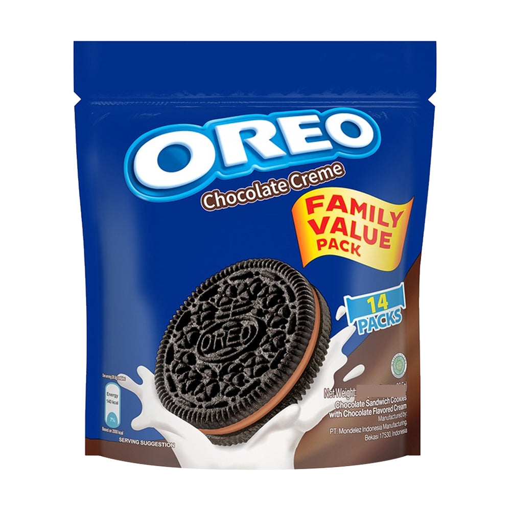 Oreo Chocolate Family Original Chocolate Sandwich Cookies (14 Packs x 27.6G) 386.4G – 4301007