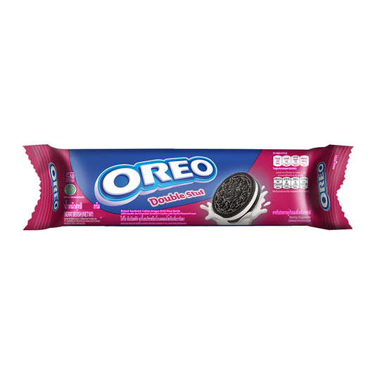 Oreo Double Stuf Chocolate Sandwich Cookies with Vanilla Flavored Cream 131.1G – 4301001