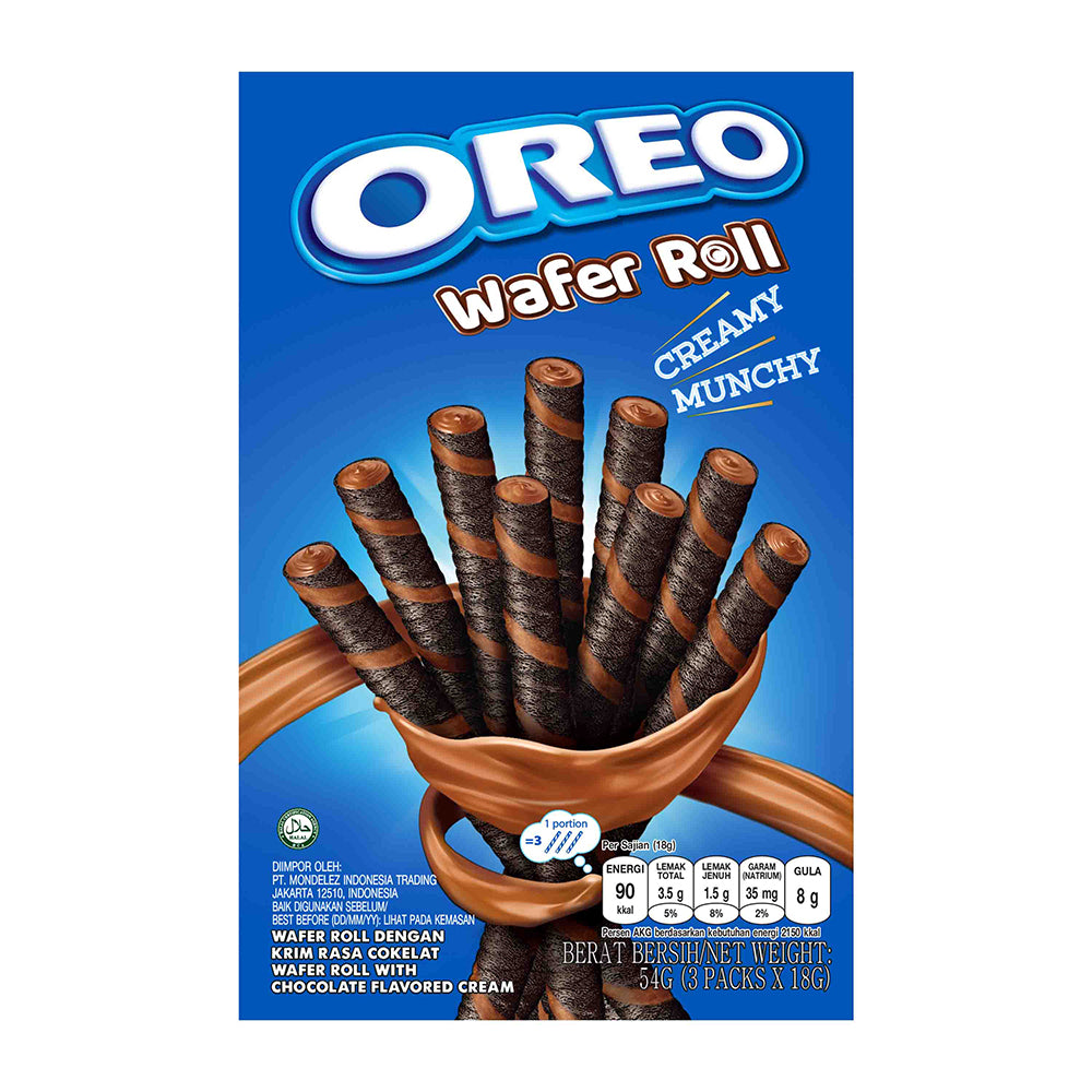 Oreo Wafer Roll Chocolate Cookies 54g – 4262803