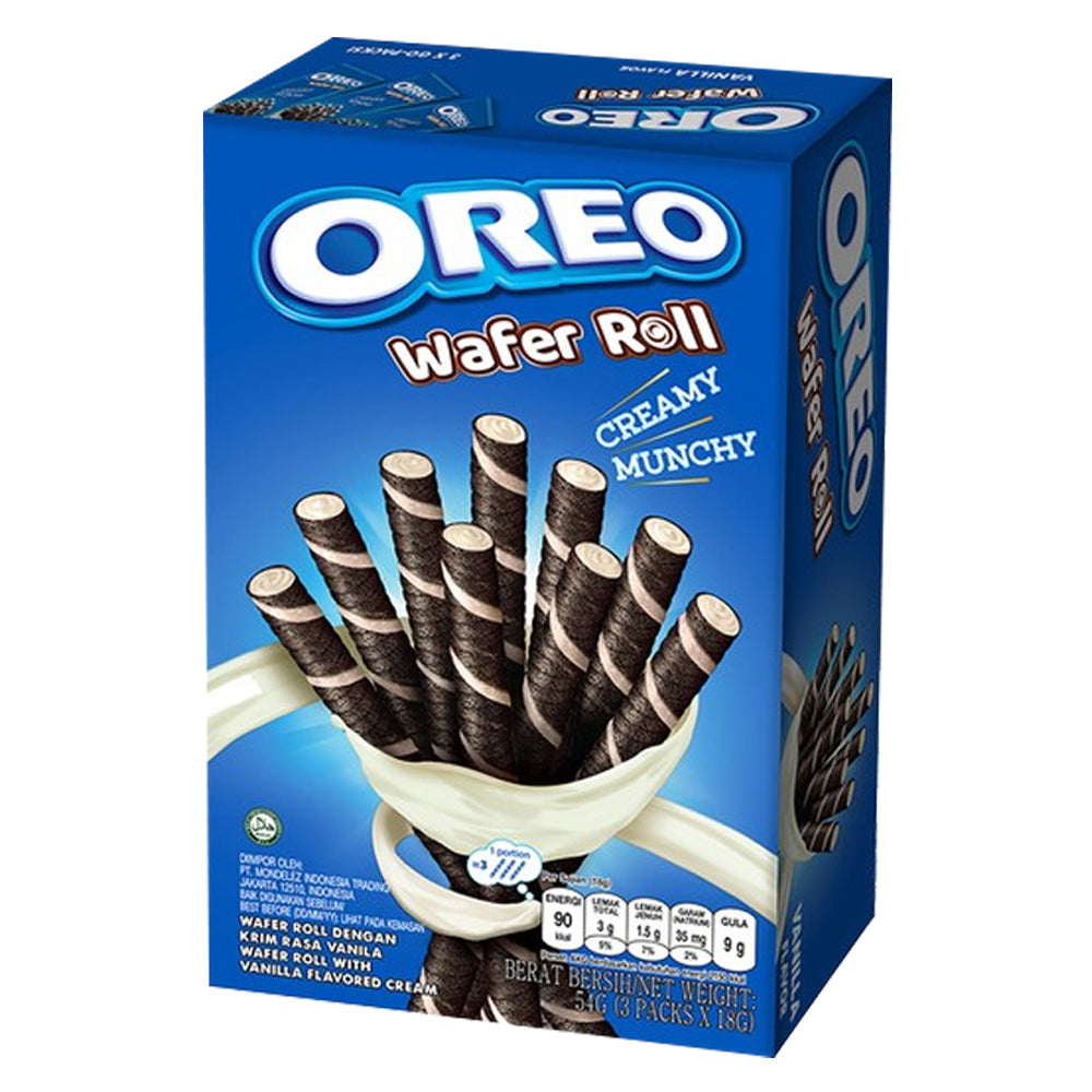 Oreo Wafer Roll Vanilla Cookies 54g – 4262804