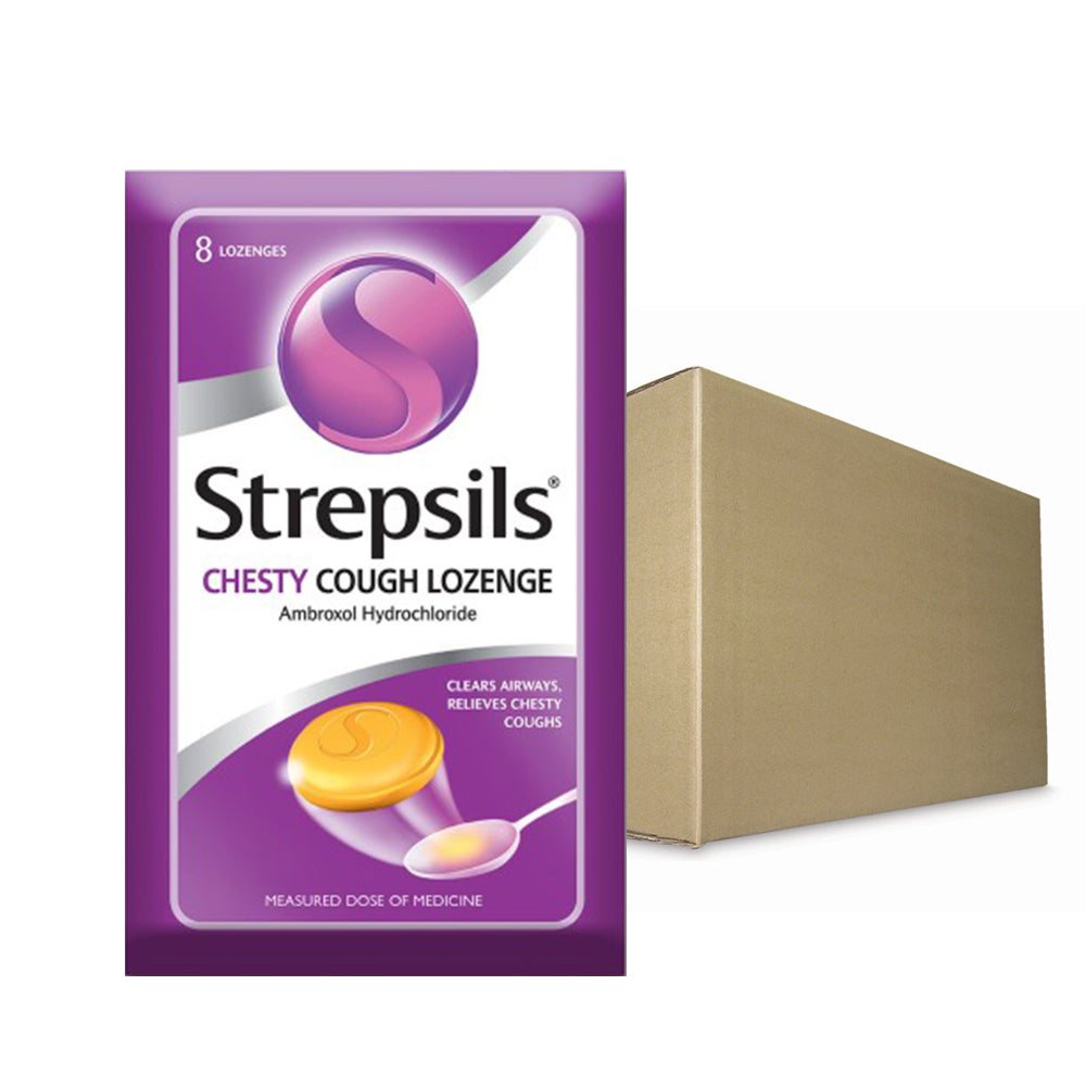 Strepsils Chesty Cough 8s Throat Relief Lozenges