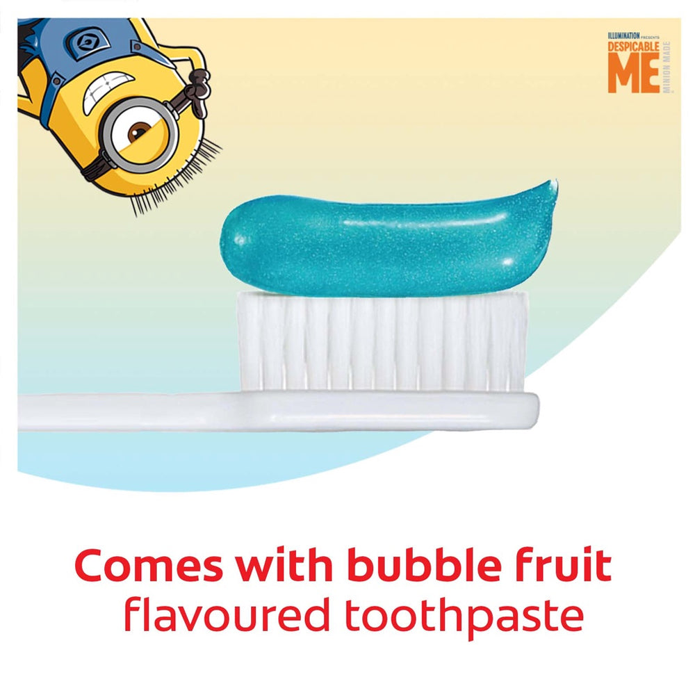 Colgate Kids Minion Toothpaste 40g + Toothbrush 5-9 Years (Ultra Soft) Valuepack